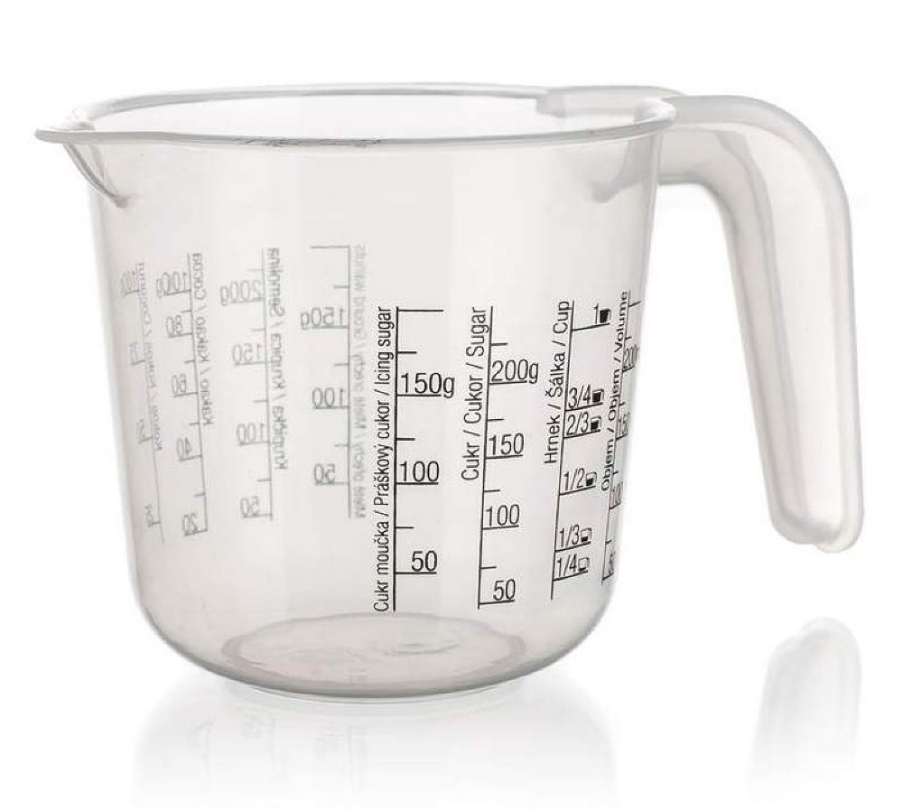 Odměrka 0,25L PH černý potisk  CULINARIA KUTIL Sklad7 4714105.00 8591022446546