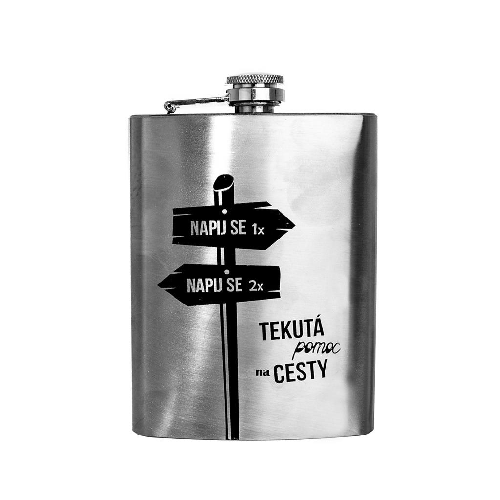 Likérka placatka kapesní nerez 240ml  CESTOVATEL KUTIL Sklad7 2625995.00