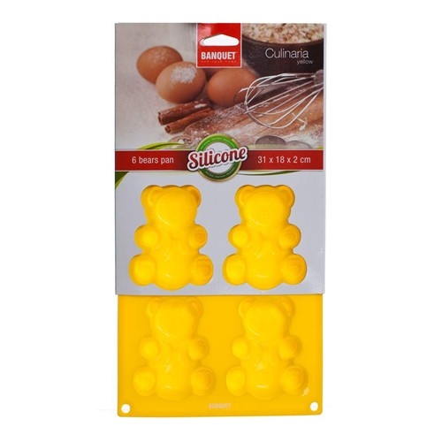 Forma silikónová medvedíky 6ks CULINARIA