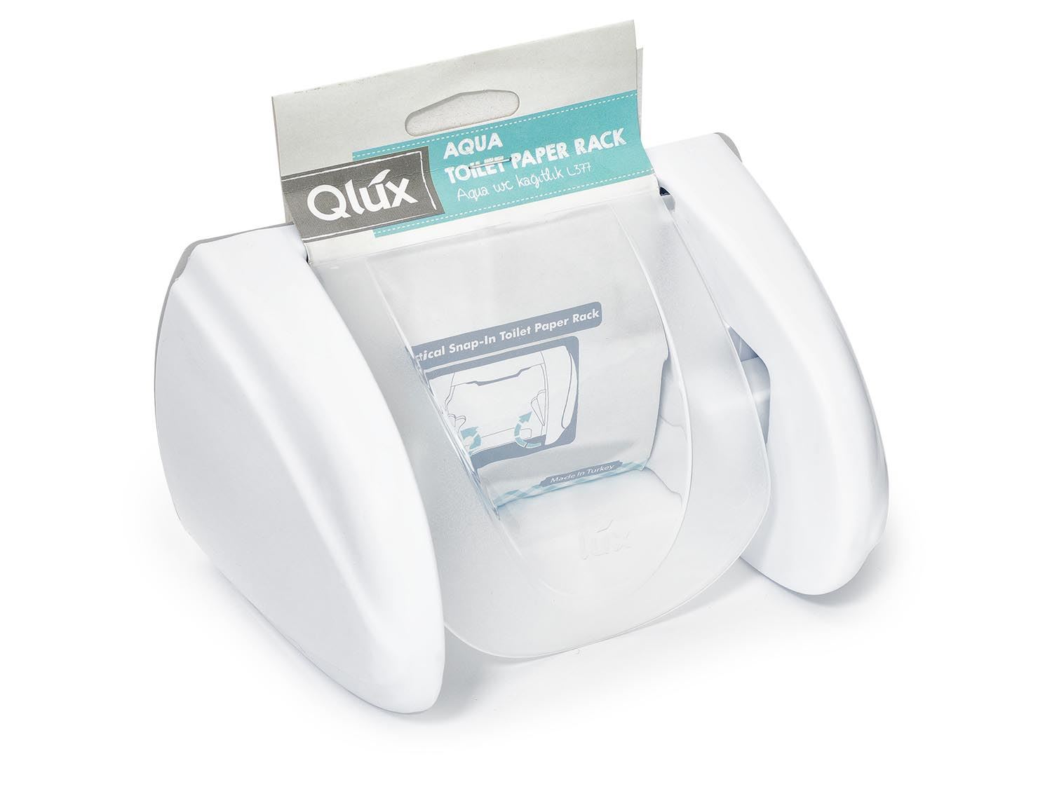 Držák WC papíru plast schránka  QLUX, mix barev KUTIL Sklad7 473810.00