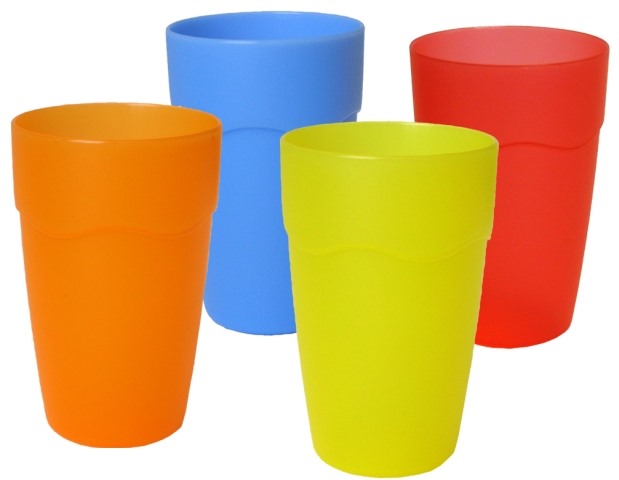 Kelímek PH 200ml transparentní VLNKA CZ, mix barev KUTIL Sklad7 371400.00