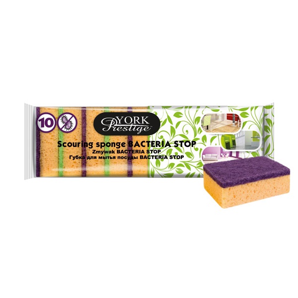 Houba na nádobí 10ks  YORK BACTERIA STOP KUTIL Sklad7 534010.00