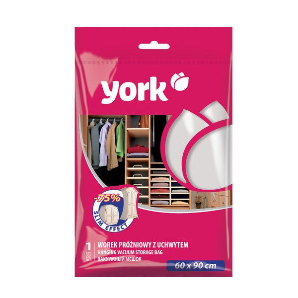 Vak s odsáváním vakuovací, se závěsem 70x145cm  YORK KUTIL Sklad7 593040.00