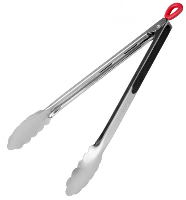 Grilovací kleště obracečka nerez/silikon 34cm CULINARIO