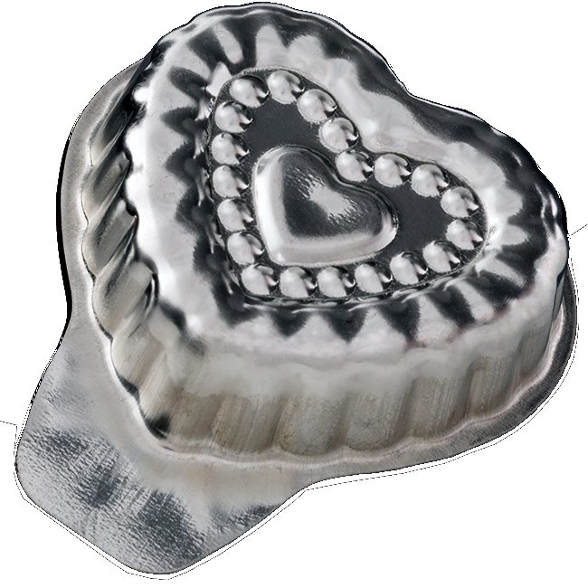 Formička srdíčko 35x38mm 20ks  CZ KUTIL Sklad7 7690330.00