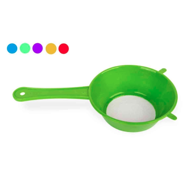 Cedník plast ¤15cm s ručkou  ENGER, mix barev KUTIL Sklad7 601063.00