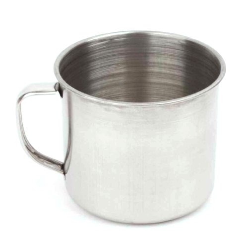 Hrnek nerez 160ml ¤7cm s uchem  KOZÁČEK KUTIL Sklad7 602902.00