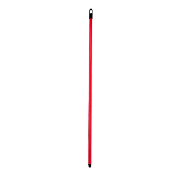 Palica násada 120cm kov, poťah, hrubý závit KOZÁČIK červená