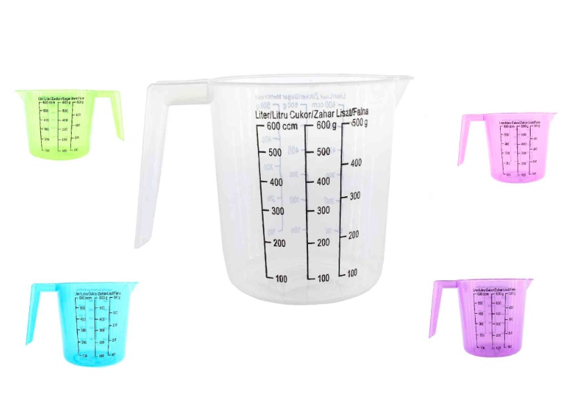 Odměrka 0,5L PH COLOR, mix barev KUTIL Sklad7 603678.00