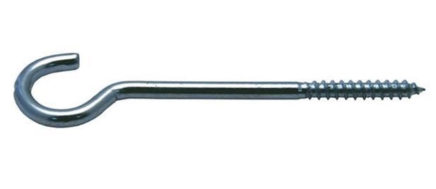 Hák s vrutem stropní 120/16mm ¤5mm Zn (odběr bal.10ks) KUTIL Sklad7 8318653.00