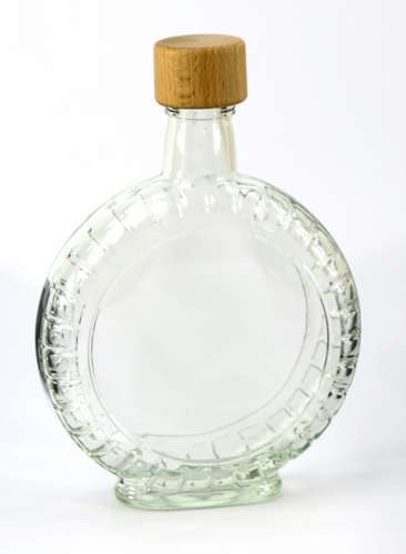 Láhev sklo  500ml PEGGY čirá s víčkem KUTIL Sklad7 4401724.00