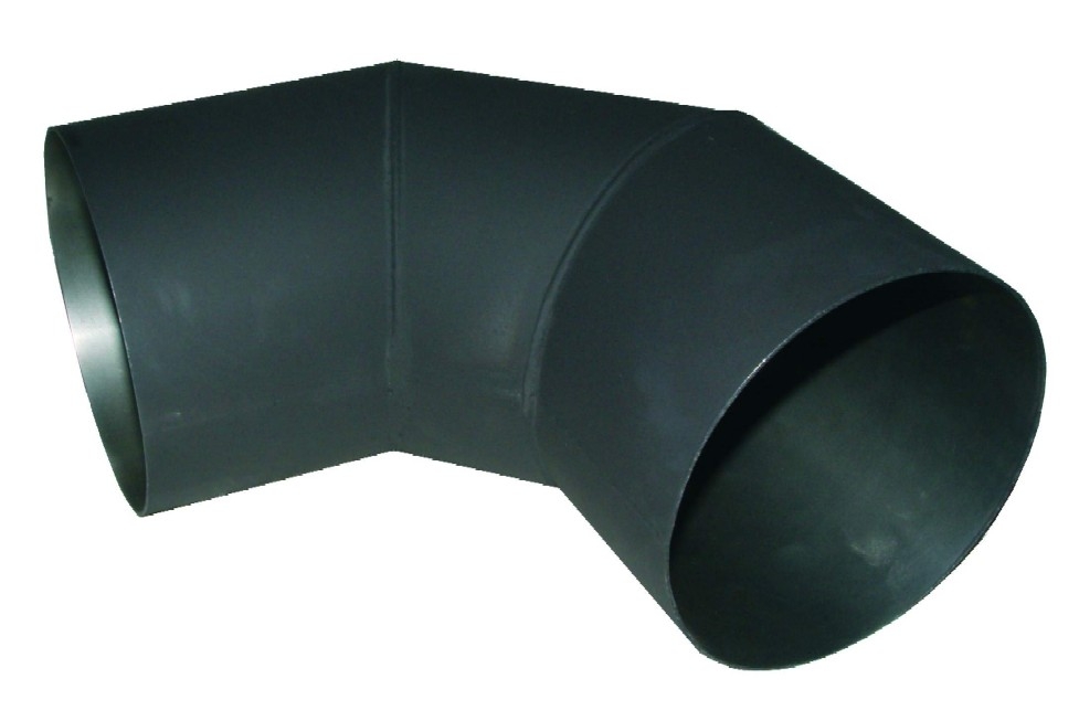 Koleno krbové ¤130mm/úhel 90° čistící otvor  CZ KUTIL Sklad7 3111011.00