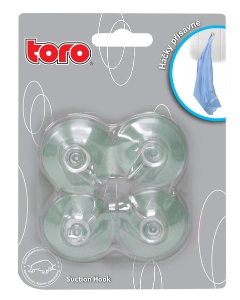 Háček na přísavce kov TORO 4ks KUTIL Sklad7 9626004.10