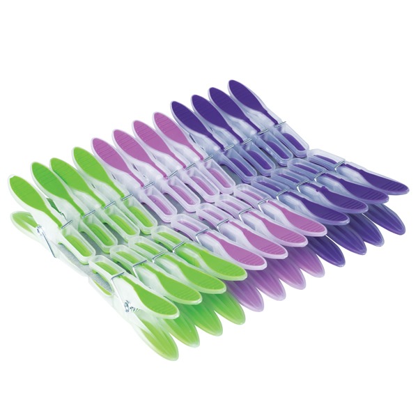 Kolíčky na prádlo 24ks plast měkčené  YORK SPRING PRESTIGE KUTIL Sklad7 409607.00