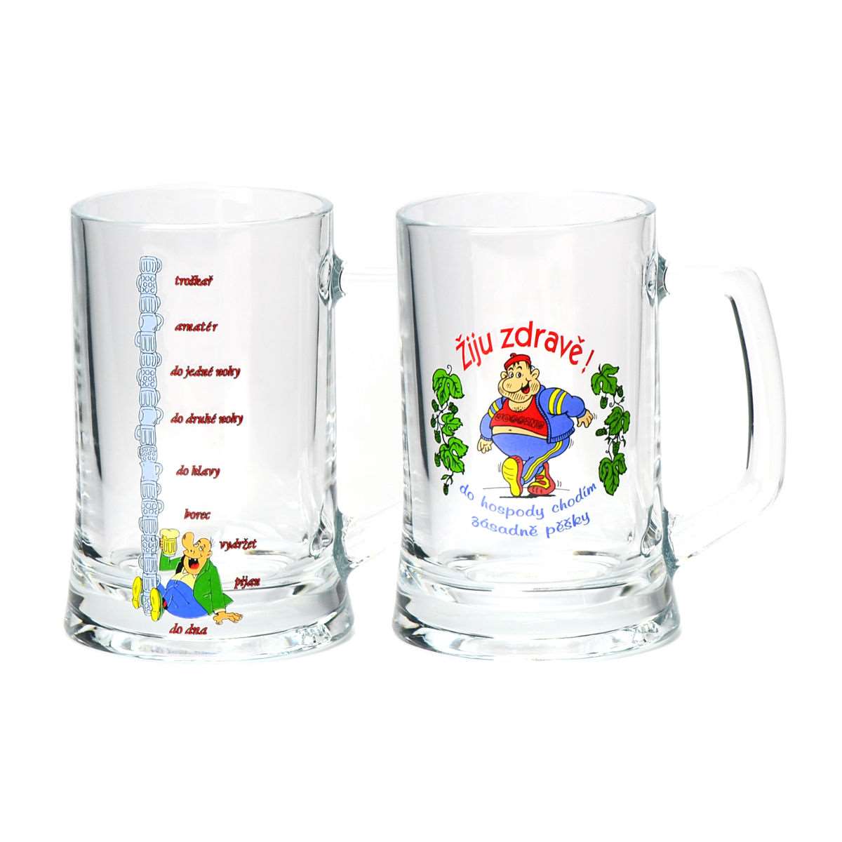 Sklenice pivní 500ml  PUB dekor vtip KUTIL Sklad7 4481017.00