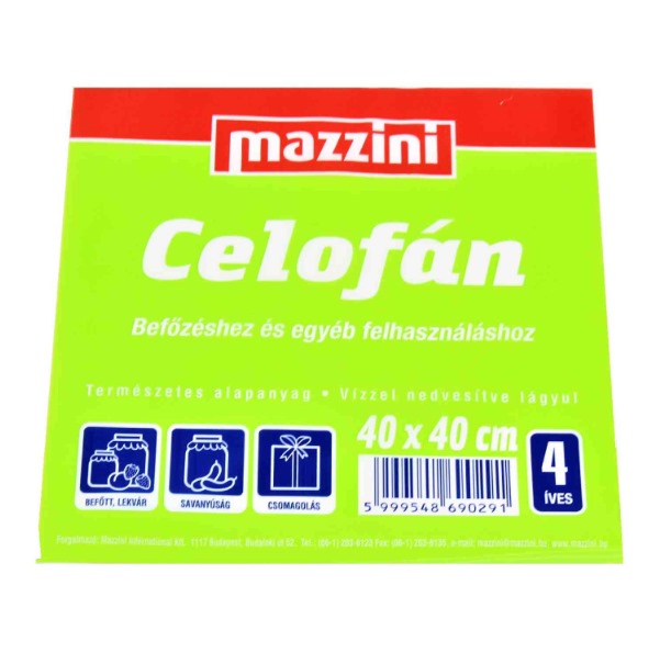 Celofán zavařovací 40x40cm 4ks  MAZZINI KUTIL Sklad7 612007.00