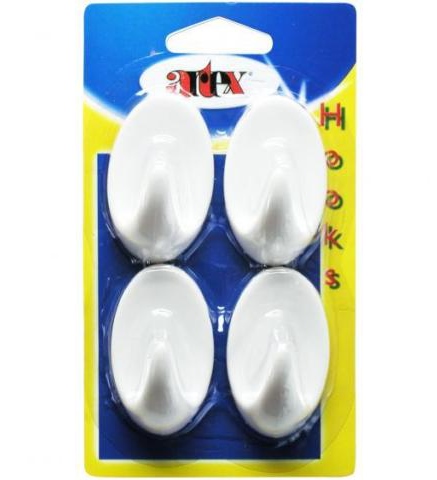 Háček samolepící OVÁL MAXI 4ks  ARTEX KUTIL Sklad7 9302201.00