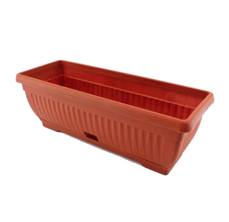 Truhlík  50cm s podmiskou  TERRA terakota KUTIL Sklad7 670956.00