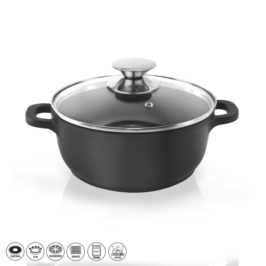 Hrniec GRANDE ¤20cm 2,3L s pokrievkou