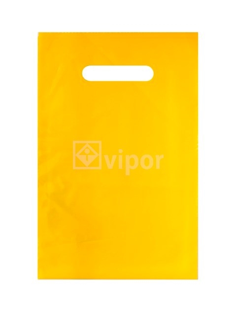 Taška igelitová 20x30cm průhmat žlutá KUTIL Sklad7 2160061.00
