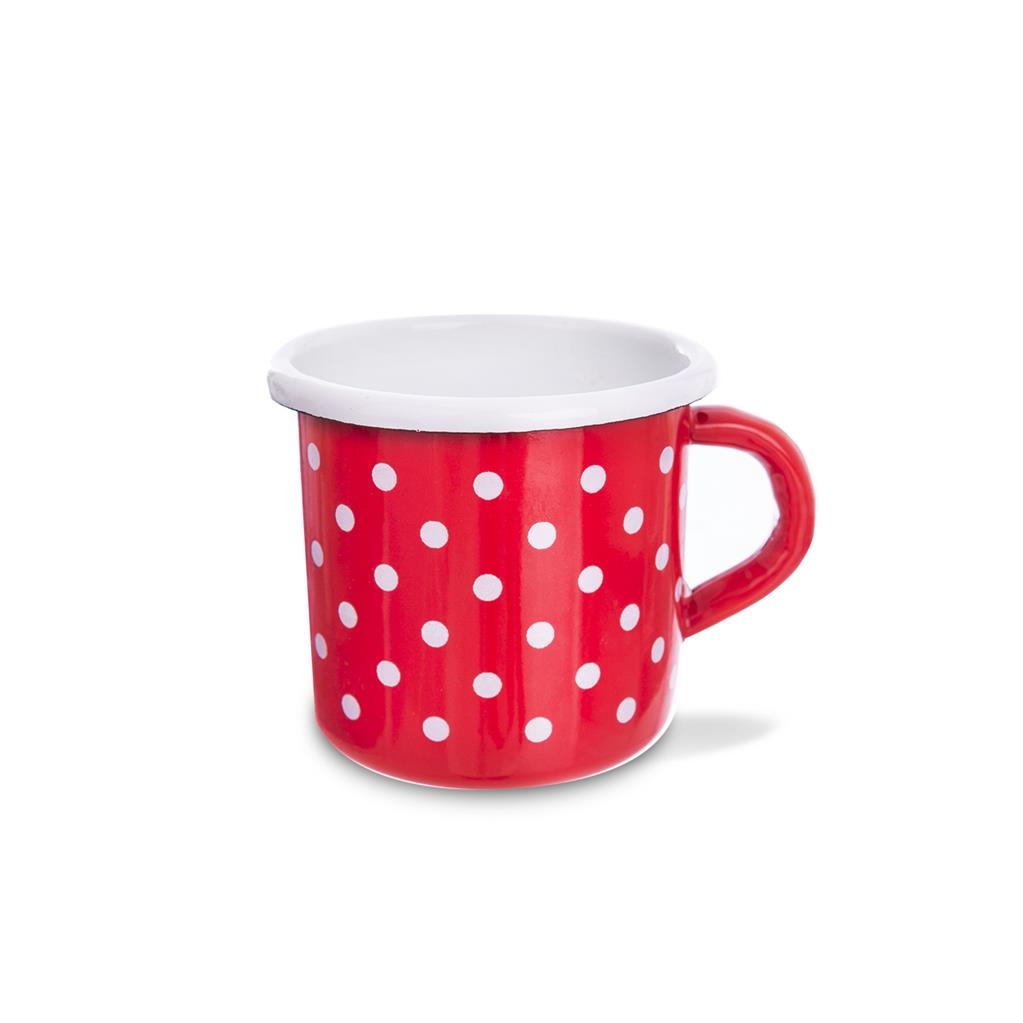 Hrnek smalt  400ml ¤8cm TEČKA KUTIL Sklad7 2613135.00