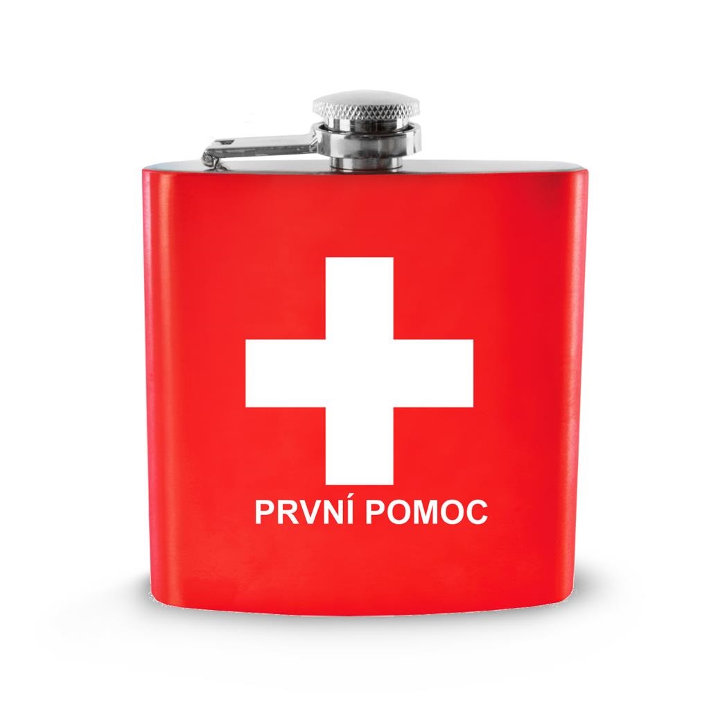 Likérka ploskačka vrecková nerez 170ml PRVÁ POMOC