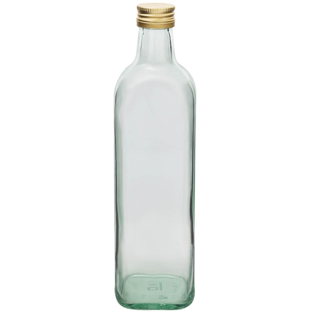 Láhev sklo 1000ml MARASKA s víčkem