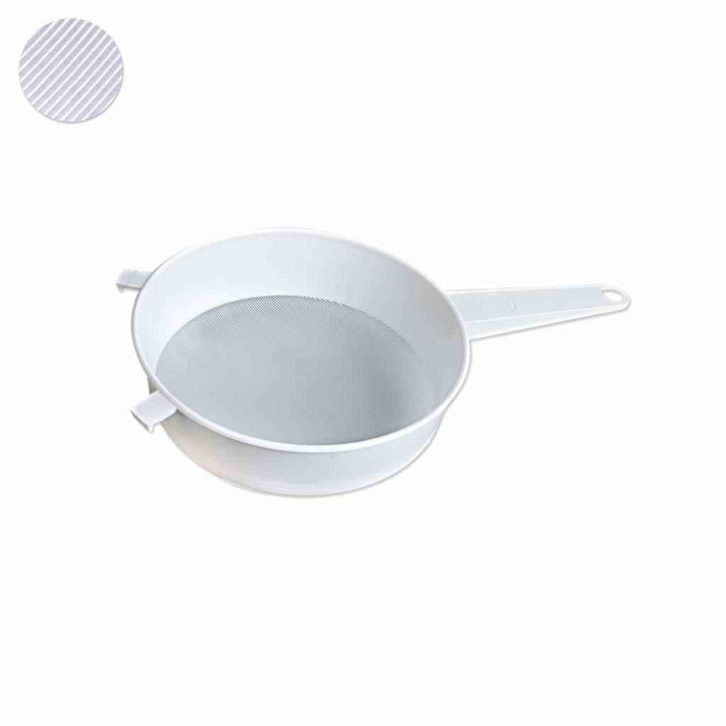 Cedník plast ¤16cm s ručkou, jemný  PURE bílý KUTIL Sklad7 402001.00