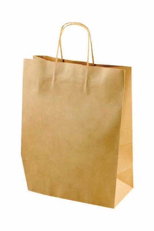 Taška papírová s papírovými uchy 26x8x29cm KUTIL Sklad7 610930.00