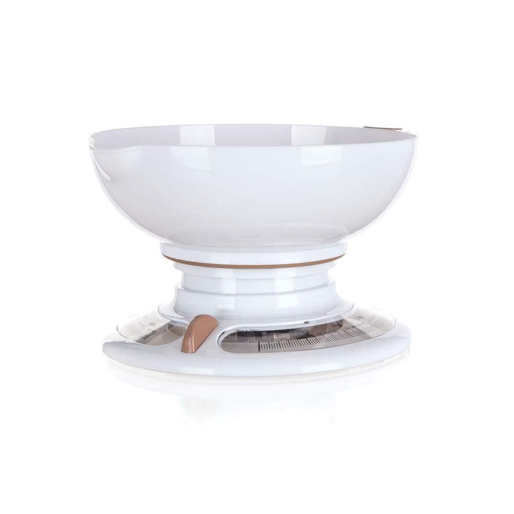 Váha kuchyňská 3kg mechanická s miskou  CULINARIA WHITE KUTIL Sklad7 4718699.00