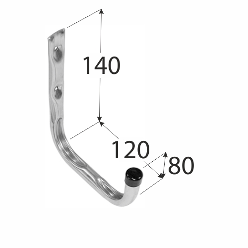 Hák závěsný jednoduchý 120mm  HPU VELANO KUTIL Sklad7 8458120.00
