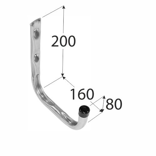 Hák závěsný jednoduchý 160mm  HPU VELANO KUTIL Sklad7 8458130.00