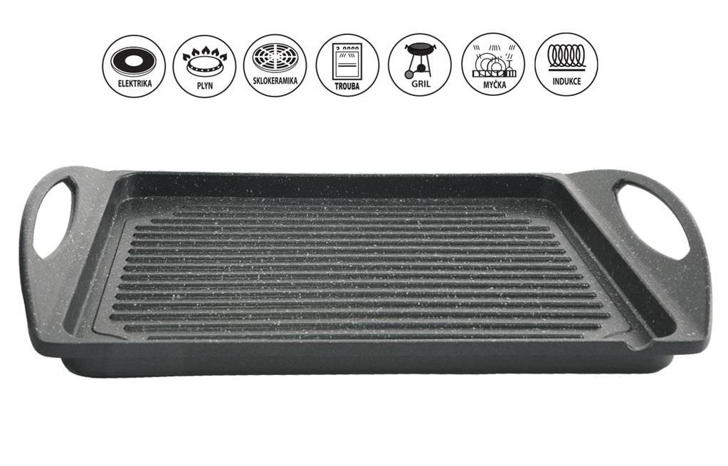 Grilovací deska GRANDE 42x27cm KUTIL Sklad7 2612940.00