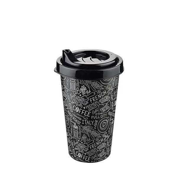 Kelímek PH 400ml  COFFEE TO GO, mix dekorů KUTIL Sklad7 691220.00