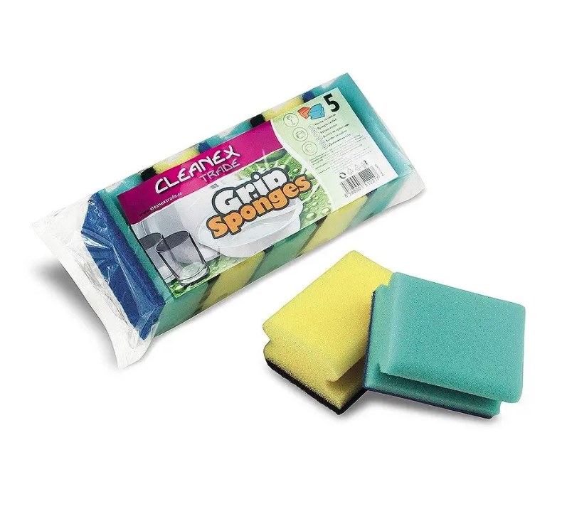Houba na nádobí tvar 9x7x4,5cm 5ks  CLEANEX KUTIL Sklad7 2431050.00
