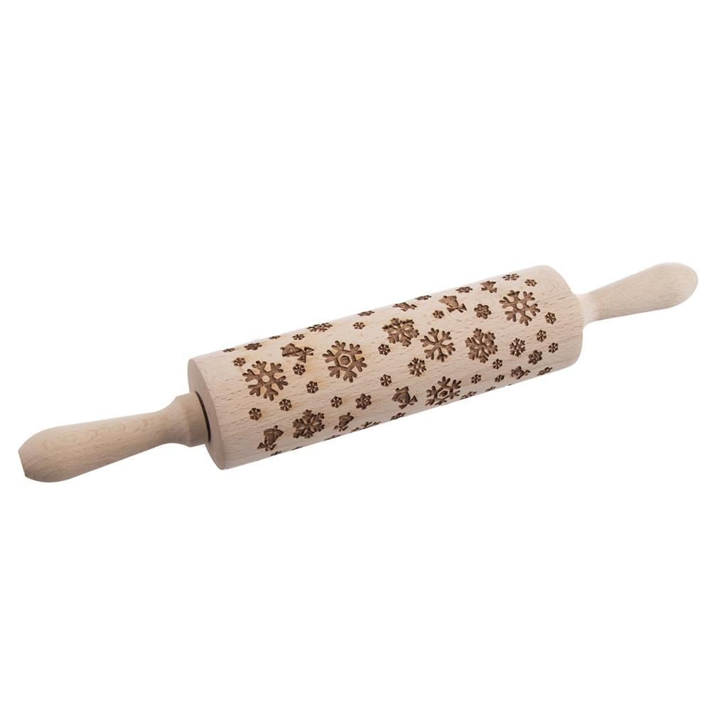 Válek těsta dřevo vzorek ¤60x200mm  VLOČKY KUTIL Sklad7 2641248.00