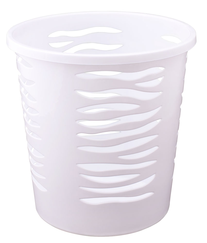 Koš na papír 10L ZEBRA bílá KUTIL Sklad7 9898130.10