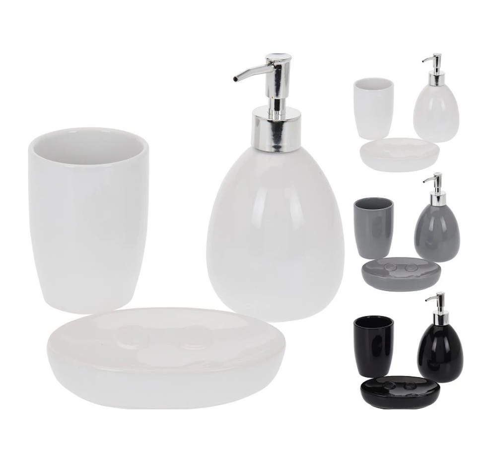 Koupelnová sada 3ks  DOLOMIT, mix barev 2.jakost KUTIL Sklad7 680796.00