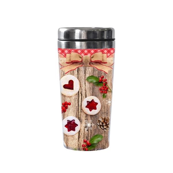 Hrnek termo nerez/plast 450ml pohár  VÁNOCE KUTIL Sklad7 9626744.30