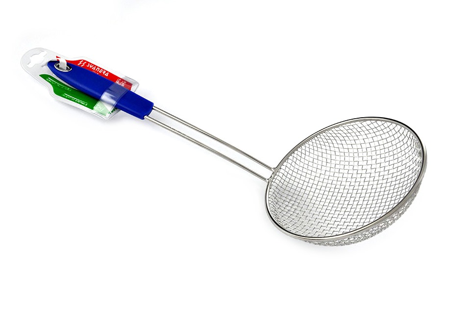 Cedník nerez ¤16cm hrubý, dlouhá ručka  SVANERA COBALTO 9673 KUTIL Sklad7 779673.00