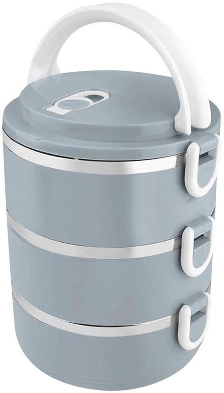 Jídlonosič termo plast/nerez 3x0,5L  MAGICHOME modrý KUTIL Sklad7 8701635.00