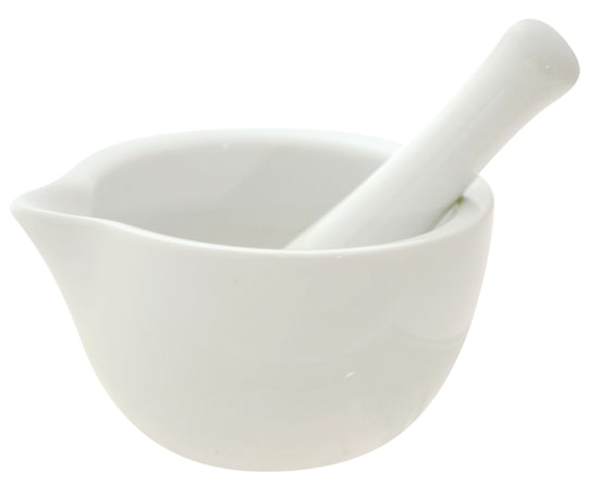 Mažiar 10cm porcelánový biely TORO