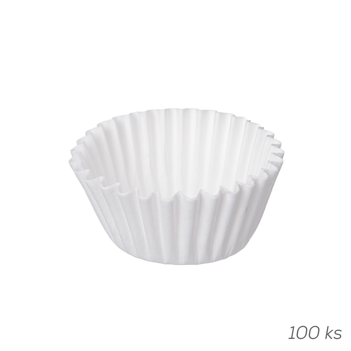 Košíčky papierové cukrárske biele ¤6cm 100ks