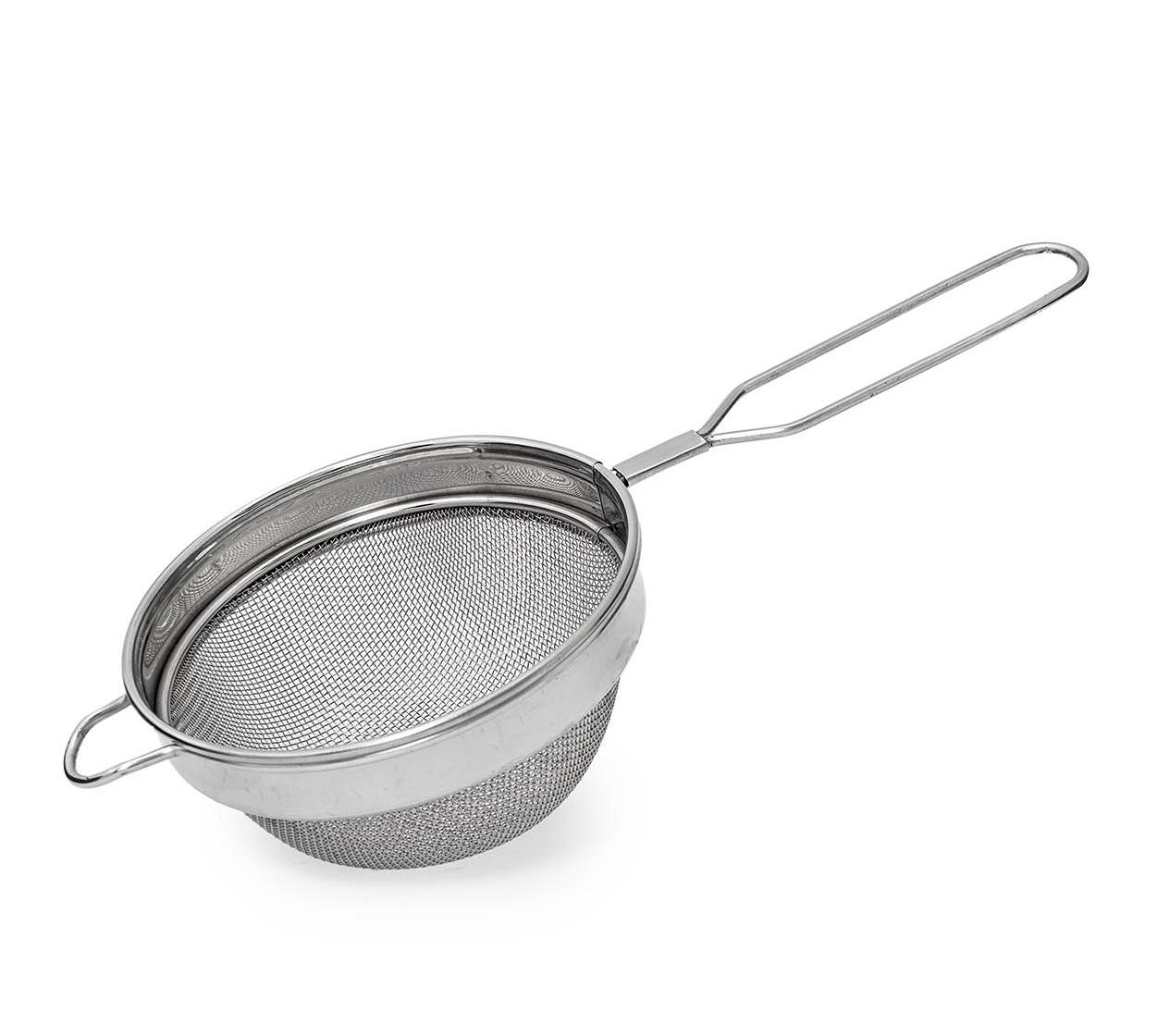 Cedník nerez ¤14cm s ručkou, hluboký, jemný  MEYERHOFF KUTIL Sklad7 430917.00
