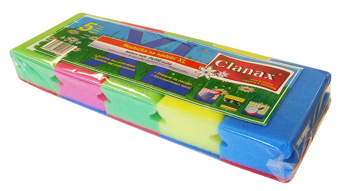 Houba na nádobí tvar 12x7x4,5cm 5ks  CLANAX XL KUTIL Sklad7 9381570.00
