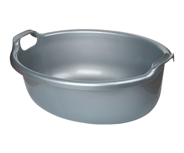 Dřez plastový 25L 63x48x21cm oválný  POBEDA, mix barev KUTIL Sklad7 632208.00