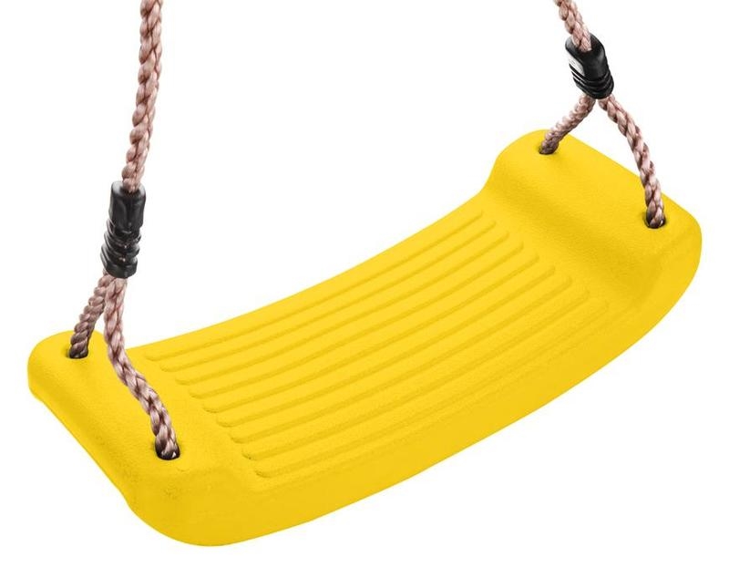 Houpačka plastový sedák 43x17x8,5cm 70kg  ABELLA žlutá KUTIL Sklad7 8702174.00