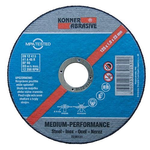 Kotouč řezný FE 230x2x22mm  KONNER KUTIL Sklad7 8730135.00