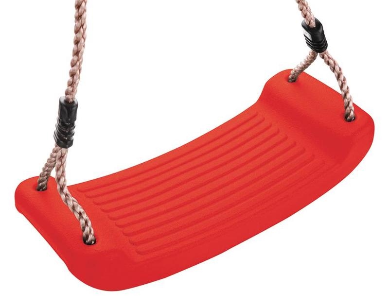 Houpačka plastový sedák 43x17x8,5cm 70kg  ABELLA červená KUTIL Sklad7 8702349.00