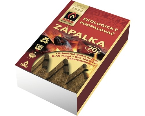 Podpalovač 20ks  ZÁPALKA KUTIL Sklad7 3120102.00